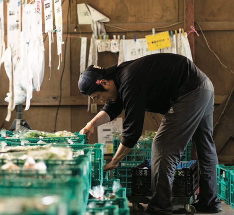 「農家の直売所」の流れ